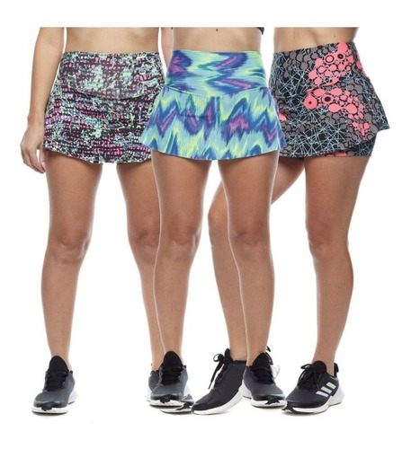 Combo 10 Shorts Saia Atacado Academia Fitness Estampado