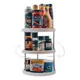 Organizador Estante Especiero Giratorio De 3 Niveles Cocina