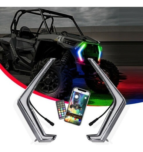 Luces Led Frontales Boomerangs 18-21 Polaris Rzr Xp Turbo