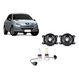 Kit X2 Faros Antiniebla Peugeot 207 + Lamparas Cree Led