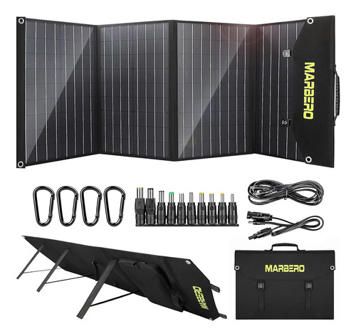 Cargador De Batería Portátil De Panel Solar De 100 W, Resist