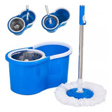 2 Cubetas Para Trapeador Spin Mop + 2 Bastones De Repuestos