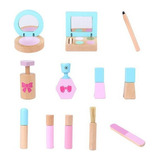Kits De Juguetes De Maquillaje Simulado Para Niñas Wood, Bel