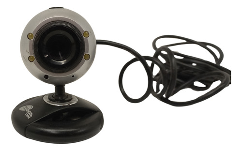 Webcam Con Micrófono Noga Ng-747 Con Pie Y 4 Leds Usada