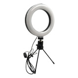 2 Ring Light 6 Polegadas 16cm Portátil De Mesa Blogueira Usb