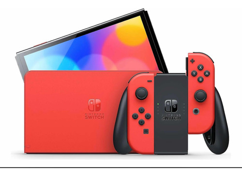 Nintendo Switch Oled Mario Red 64gb. Nacional, Sin Detalles.