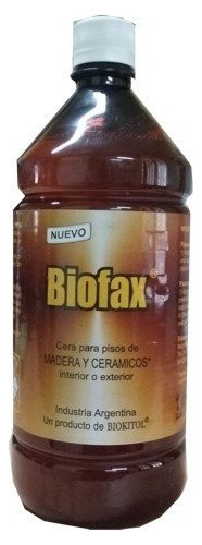 Biofax Cera Biokitol  - Madera Ceramico Laja - 1 Litro