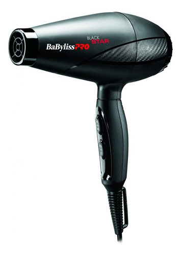 Secador De Pelo Babylisspro Black Star Bab6200 Negro 220v