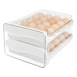 Organizador De Huevos Caja Para 40 Huevos 2 Niveles Huevera