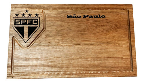  Tábua De  Churrasco Personalizada São Paulo Madeira Nobre