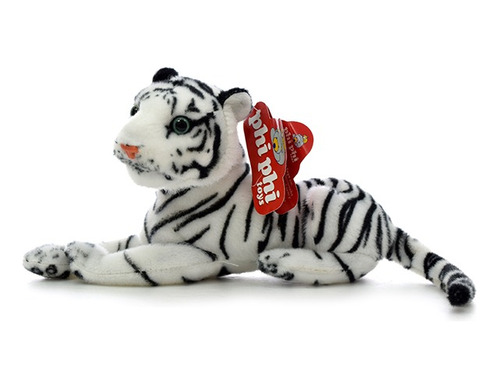 Peluche Tigre Marron Echado 24cm - Orig. Phi Phi Toys