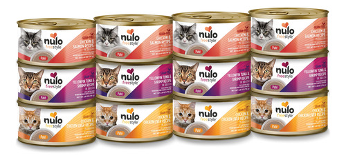 Nulo Freestyle Cat & Kitten Wet Pate Alimento Enlatado Para 