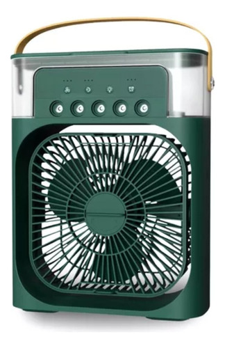 Ventilador Ar Condicionado Portátil Climatizador Verde