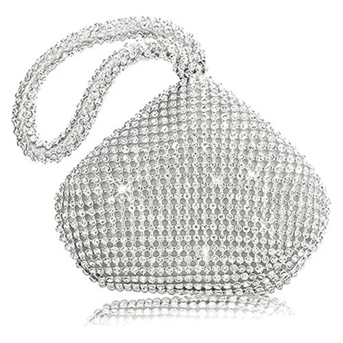 Bolso De Noche Brillante Para Mujer Con Diamantes De Imitaci