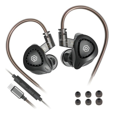 Popcorn Audifonos Alambricos In Ear X9 Pro Type C con Micrófono Color Negro | MercadoLibre