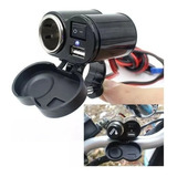 Cargador Celular Motocicleta  Base Gps Usb Encendedor