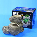 Piedra Bonsai Cerámica Maceta De Agua - Plantas De Acuario T