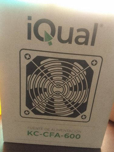 Fuente Alimentación Pc 600 W Iqual Kc-cfa-600 Nueva Sin Uso 