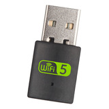 Adaptador Wifi Usb 600m Bt 5.0 Drive Free 2.4g 5g Dual Band