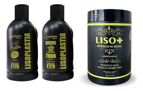 Combo Da  Beleza  Lisoplastia 3 Produtos 