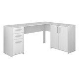 Escrivaninha Gamer Notável Móveis Mesa Office Nt 2005 Mdp De 1230mm X 740mm X 450mm X 1570mm Branco-new 