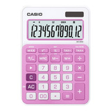 Calculadora De Escritorio Casio Ms-20nc 12 Dig - Pila/solar Color Rosa