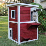 Casa Para Gatos Petsfit Para Exterior, Resistente A La Inte.