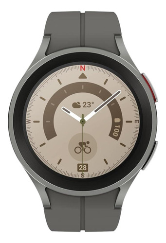 Samsung Galaxy Watch5 1,5gb Ram Pro Bt 45mm Cinza Titânio