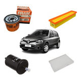 Kit Filtros Renault Clio2 / Clio Mio D4f 1.2 16v Fram- Gutti