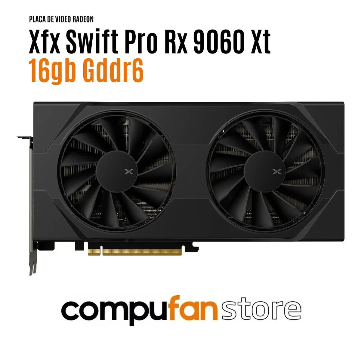 COMBO PLACA DE VIDEO RADEON RX 9060 XT 16GB + FUENTE 600W 80 PLUS