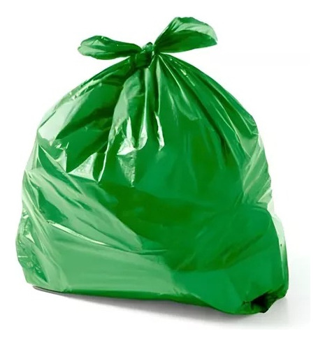 Saco De Lixo 20 Litros Pacote C/100 Verde