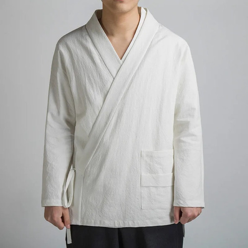 Suéter Tipo Cárdigan Tipo Kimono Para Hombre Chaqueta De Li