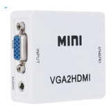 Convertidor Vga A Hdmi Con Audio Full Hd