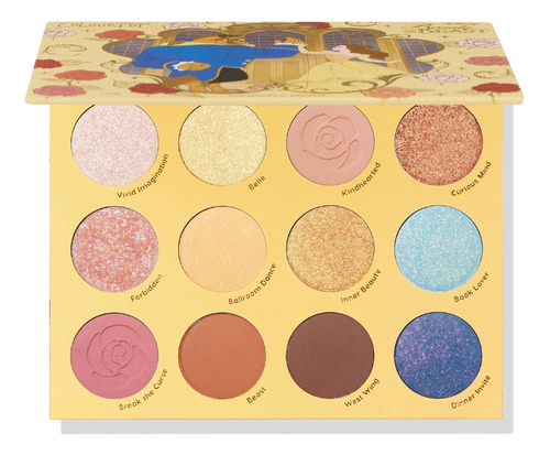 Paleta De Sombras Disney La Bella Y La Bestia X Colourpop