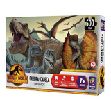 Quebra-cabeça 500 Peças Planeta Jurassic World - Mimo Toys