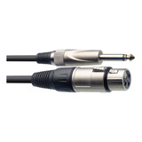 Cable Microfono Canon Plug 3 Metros Stagg Smc3xp