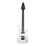 Guitarra Eléctrica Jackson Js Series Js32-7 Dka Ht Dinky De Álamo Snow White Brillante Con Diapasón De Amaranto