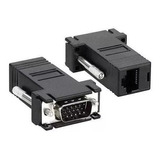 4 Adaptador Extensor Vga Video Via Cabo Rede Rj45