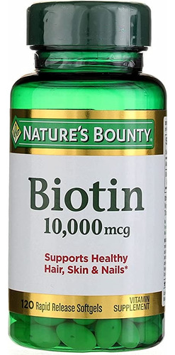 Biotina 10000 Mcg Con Keratina Biot - Unidad a $717