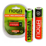 Pila Recargable Aaa Noganet Power 1300 Mah Capacidad