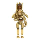 Skibidi Toilet Block Toys Golden Titan Time Man  395pcs