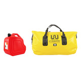 Kit Bolso Amarillo / Negro 50l + Bidon Rojo 25l