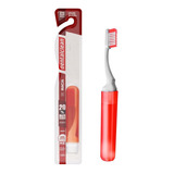 Escova De Dente Para Viagem Macia - Vermelha - Dentalclean