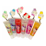 Lip Gloss & Matte Gloss Kitty Fruit Juice (6 Pcs)