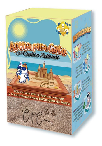 Arena Para Gato Catcún Biodegradable Aglutinante Premium 9k