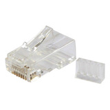 Conector Rj45 Cat 6a Bolsa Con 100pzas Xcase Transparente