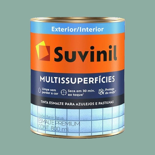 Tinta Epóxi Azulejos E Pastilhas 800ml Alecrim - Suvinil