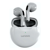 Fone De Ouvido Bluetooth Lenovo Earbuds Ht38 Cor Branco Cor Da Luz Verde