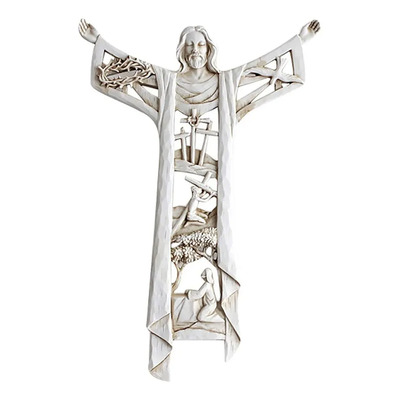 Cruz De Pared Cristo Resucitado Cruces Pared La Última Cena