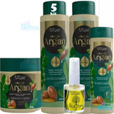 5 Kit Capilar Óleo De Argan Suave Fragrance Brilho Atacado